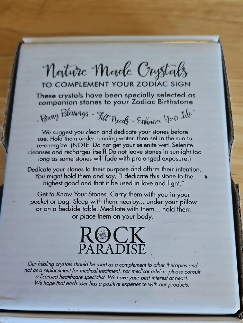 ROCK PARADISE Gemini Zodiac Crystal Set